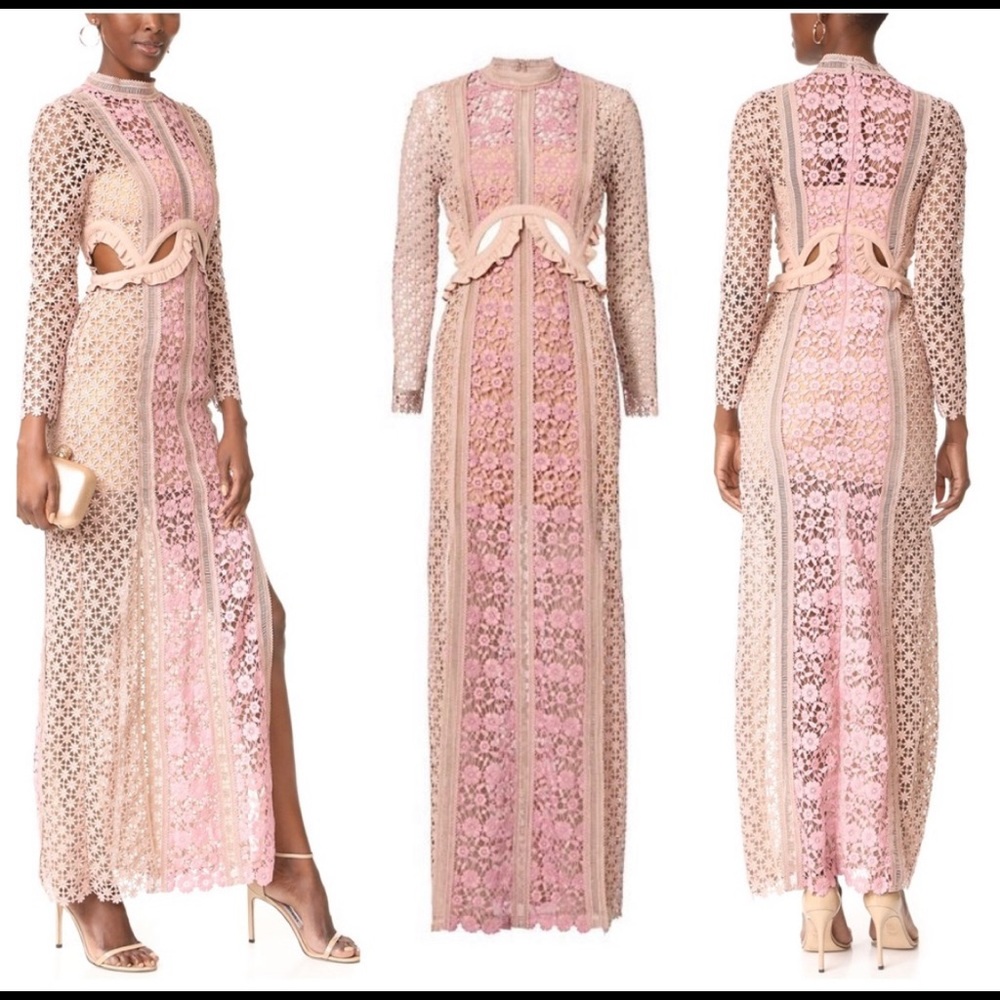 Self portrait maxi dress